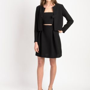 Tailleur jupe evasée Noir