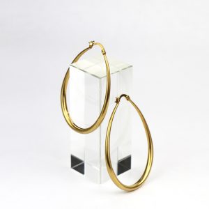 Créoles Ovales Plaqué Argent