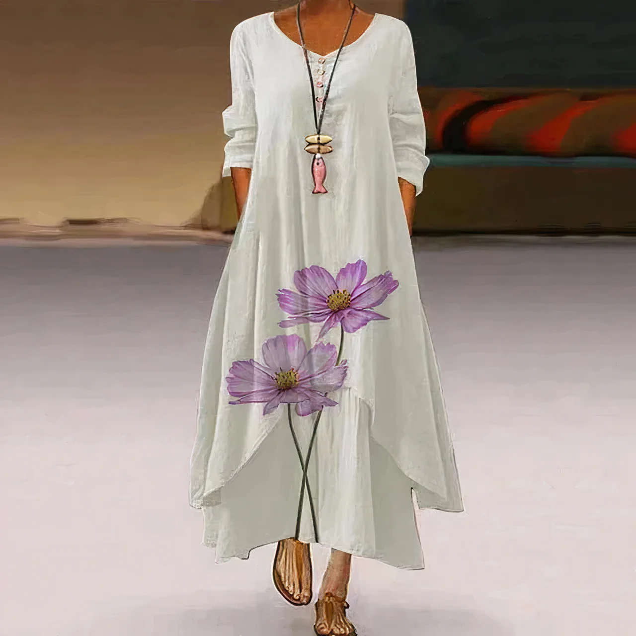 Félicie - Robe Élégante Avec Détails Raffinés Et Coupe Flatteuse – Image 9