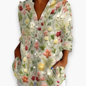 Chemisier imprimé chic femme | Style raffiné