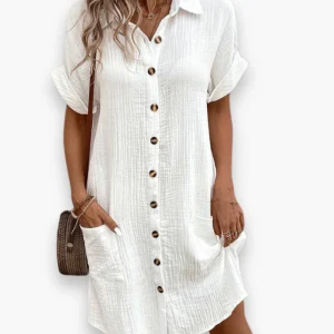 Robe polo boutonnée femme | Élégante et décontractée