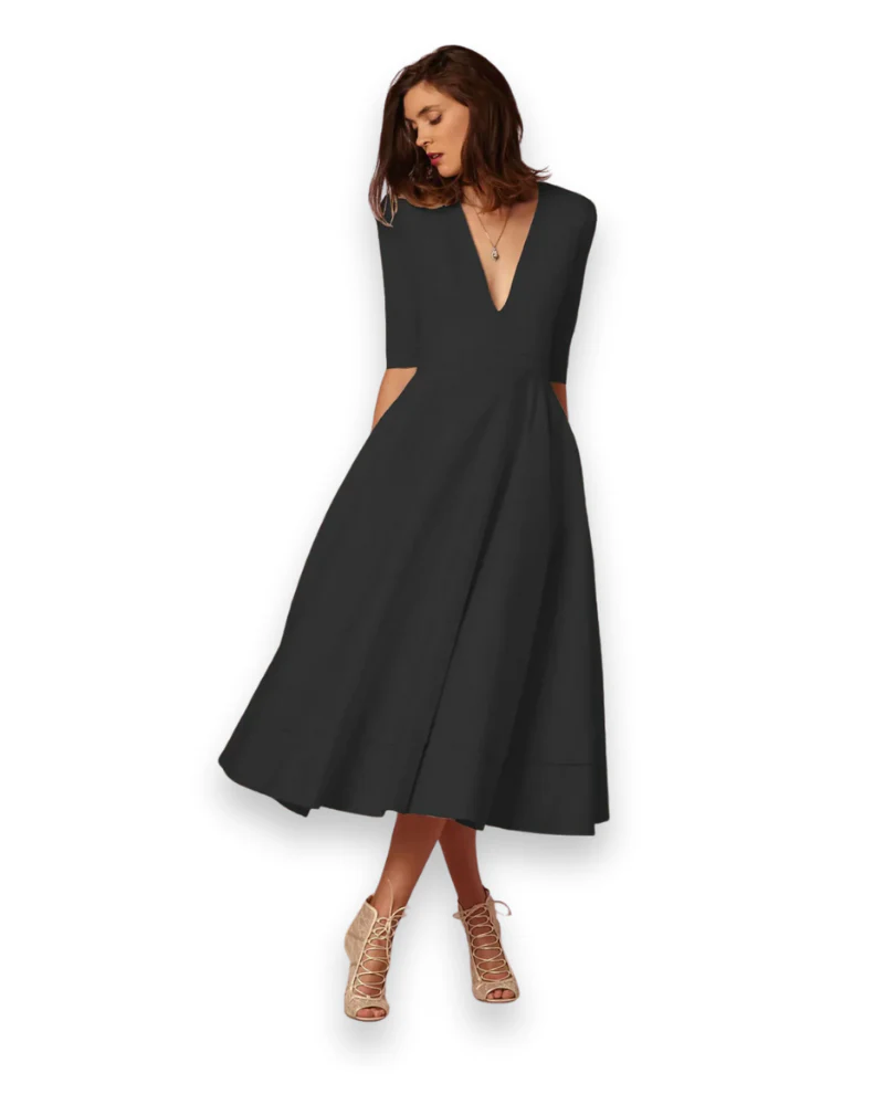 Robe midi élégante pour femme | Souple et flatteuse – Image 7