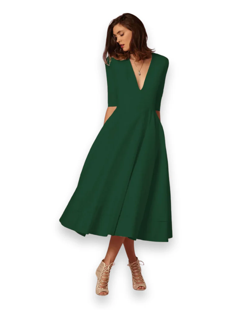 Robe midi élégante pour femme | Souple et flatteuse – Image 8