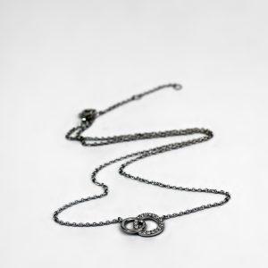 Collier Toi et Moi Swarovski et argent