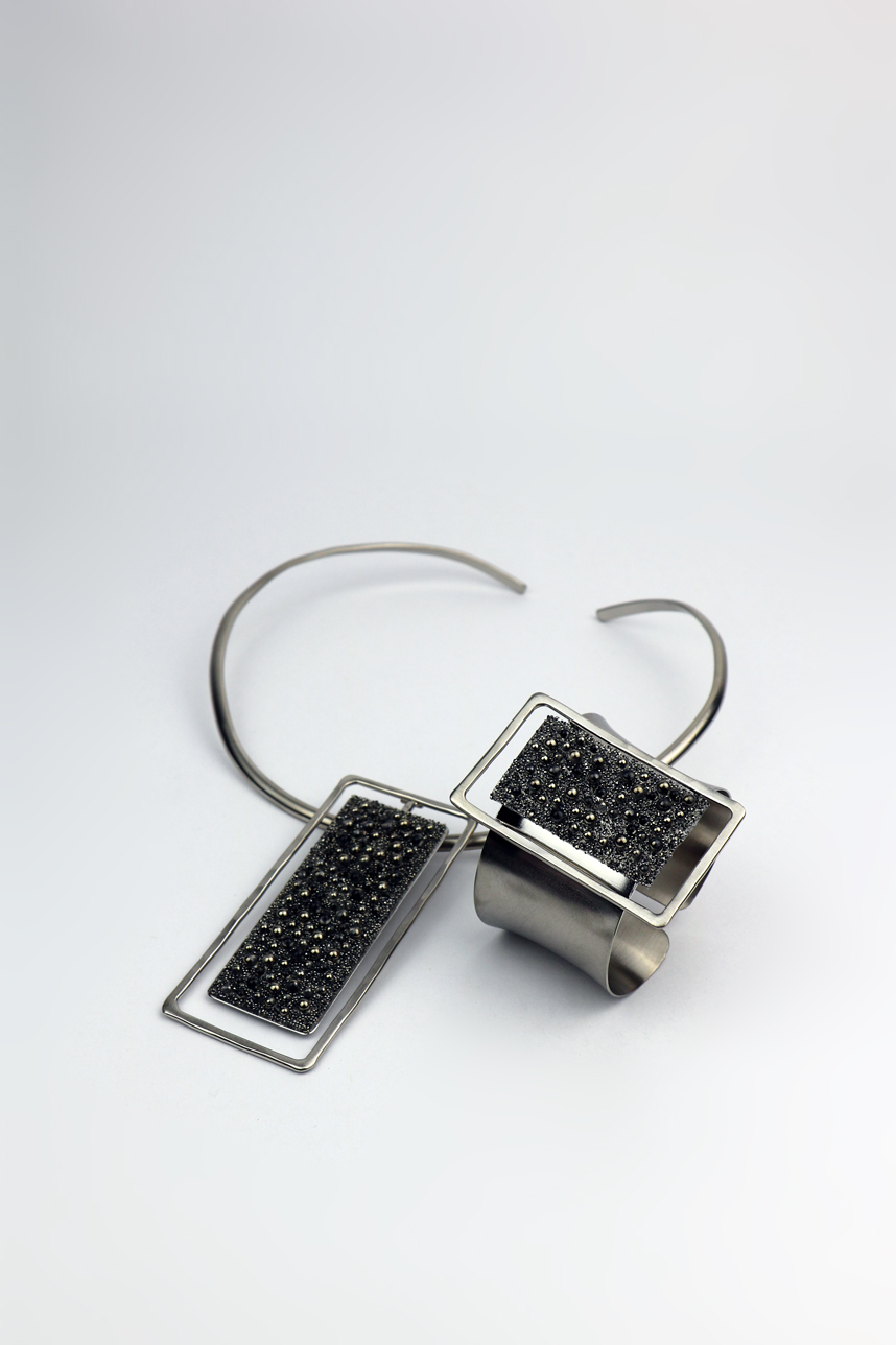 Bracelet Manchette Plaqué argent – Image 5