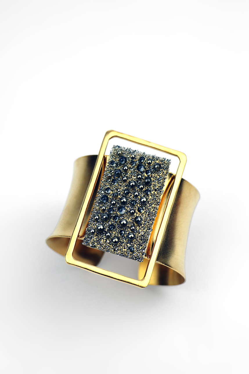 Bracelet Manchette Plaqué or