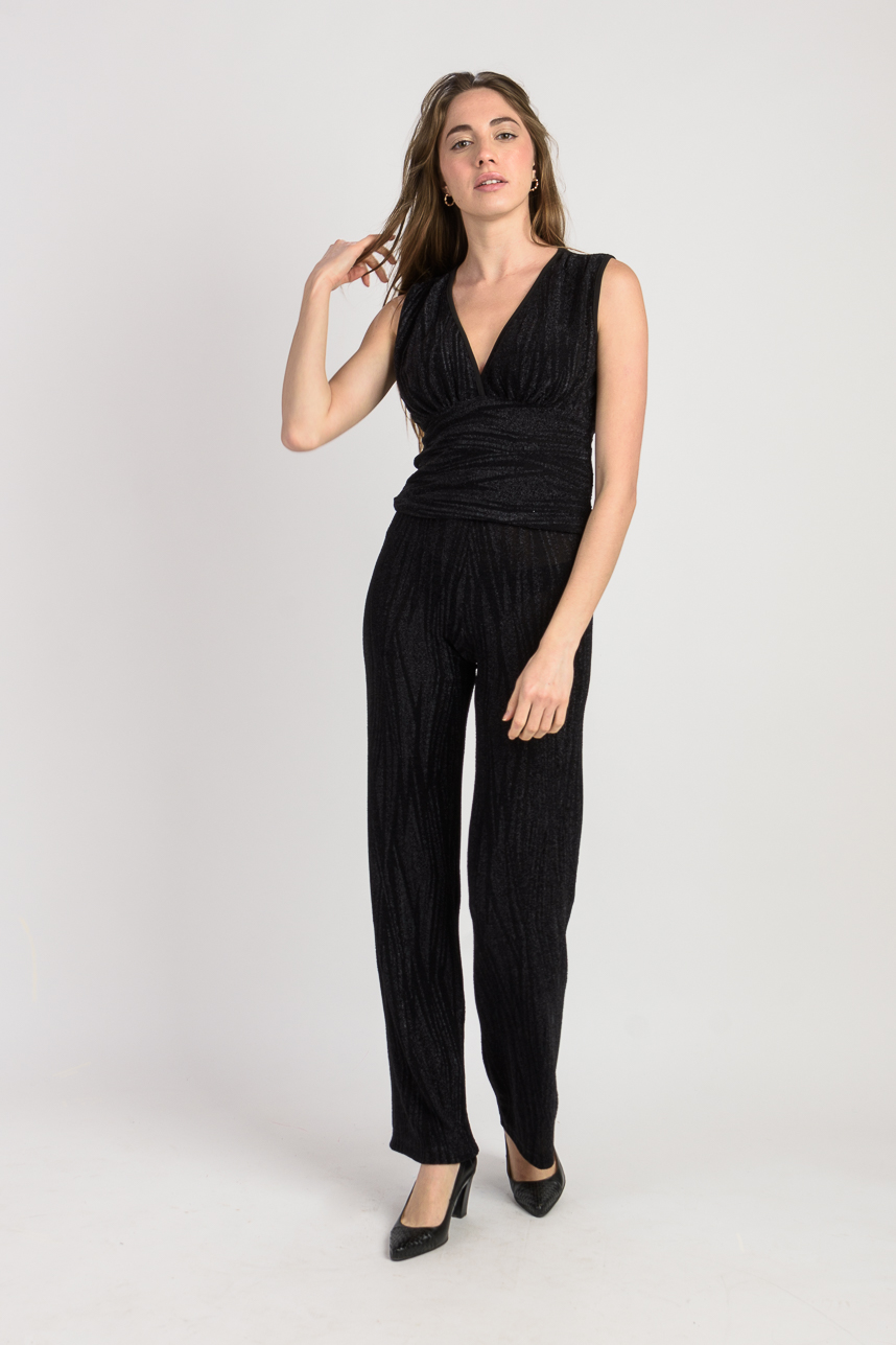 Top Débardeur Col Plongeant Noir – Image 6