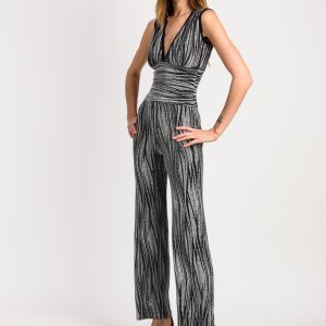 Pantalon maille Fluide Argenté