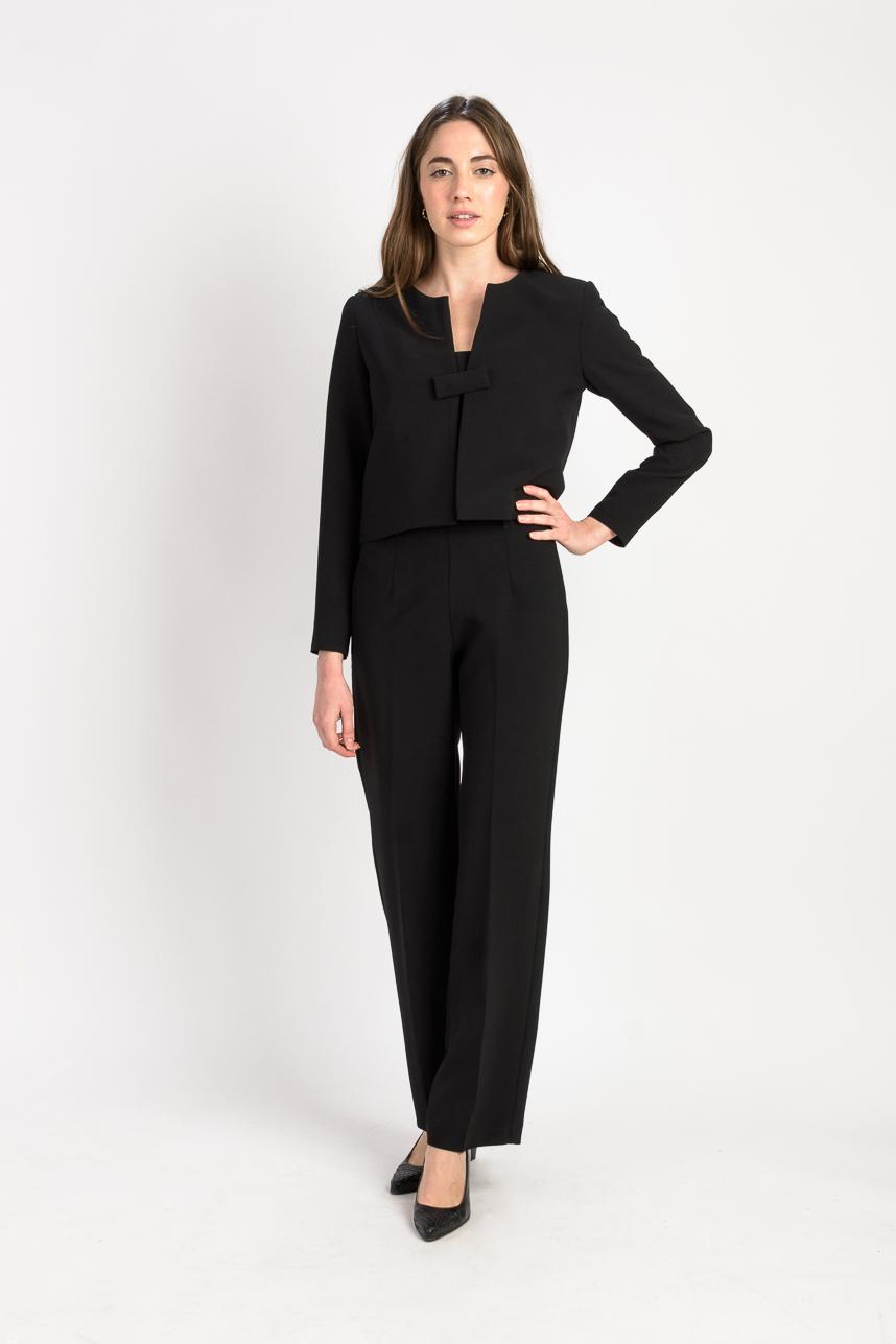 Tailleur Pantalon droit Noir