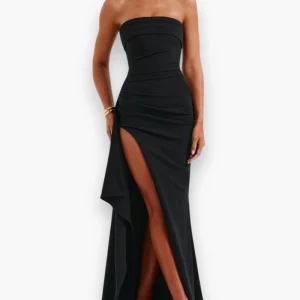 Robe de soirée fendue femme | Maxi élégante