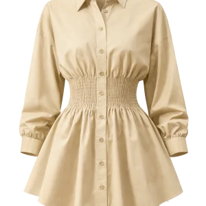 Robe Chemise Courte Femme