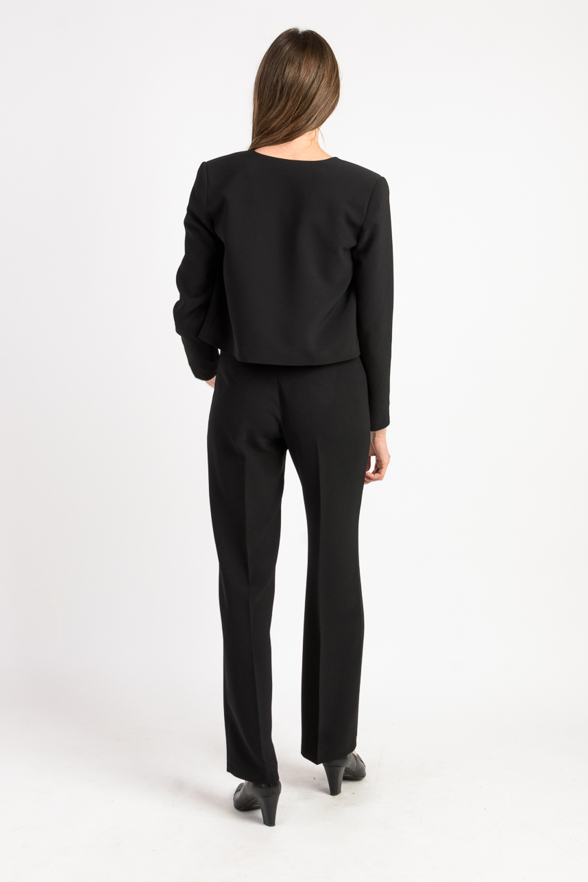 Tailleur Pantalon droit Noir – Image 4