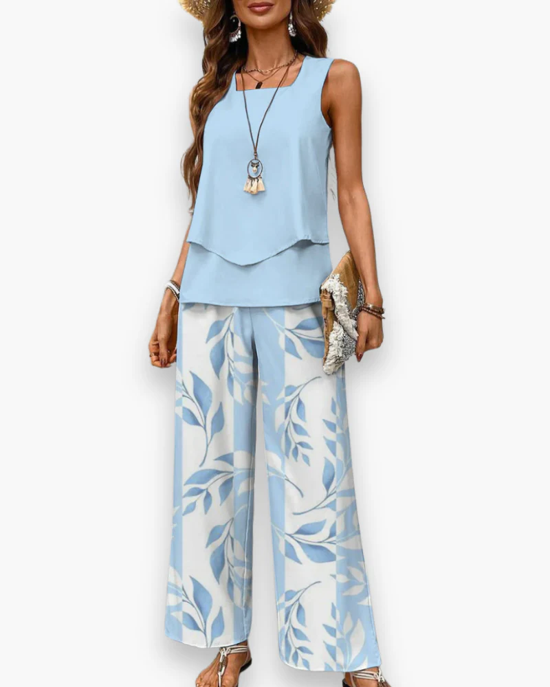 Ensemble fluide élégant femme | Tenue d'été