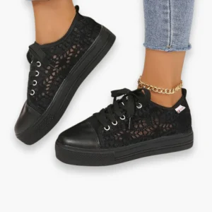 Baskets en Dentelle Élégantes pour Femme | Respirantes et Stylées