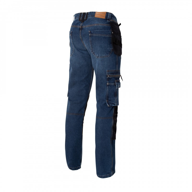 JEAN GENOUILLÉRES POCHES HOLSTER DENIM – Image 3