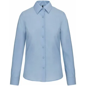 Chemise oxford manches longues femme