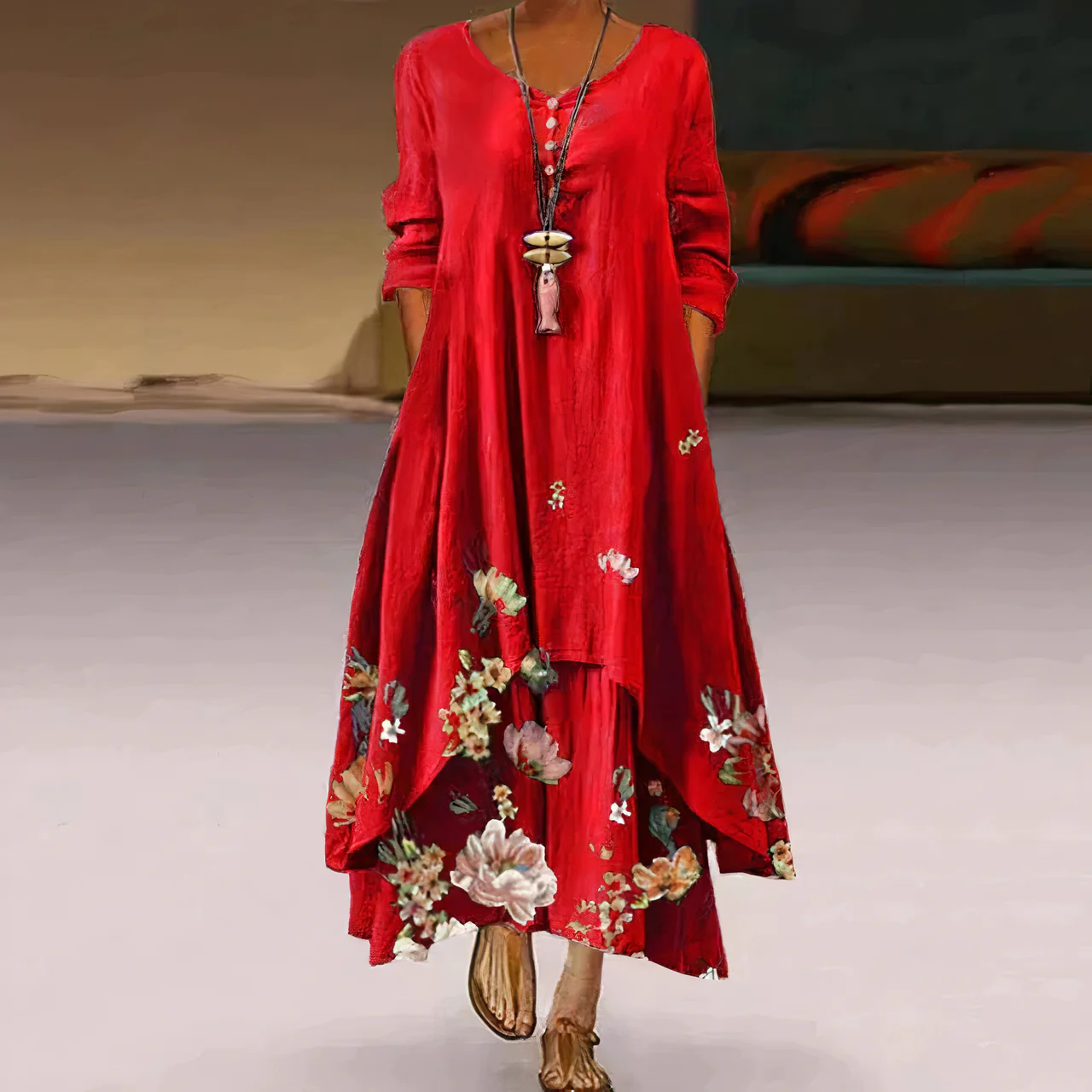 Félicie - Robe Élégante Avec Détails Raffinés Et Coupe Flatteuse – Image 4