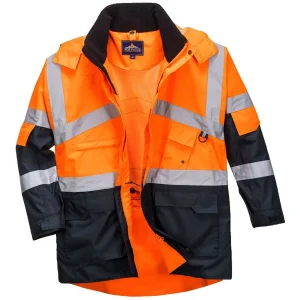 Parka Bicolore Respirant Hi-Vis