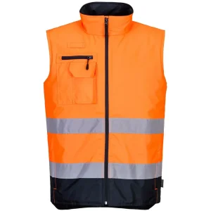 Gilet bodywarmer haute-visibilité bicolore