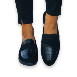 Mocassins à enfiler texturés pour femme | Élégantes