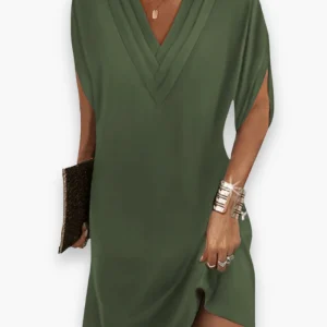 Robe élégante col V femme | Mini