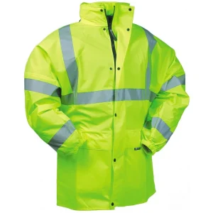 Veste de pluie HV étanche à capuche