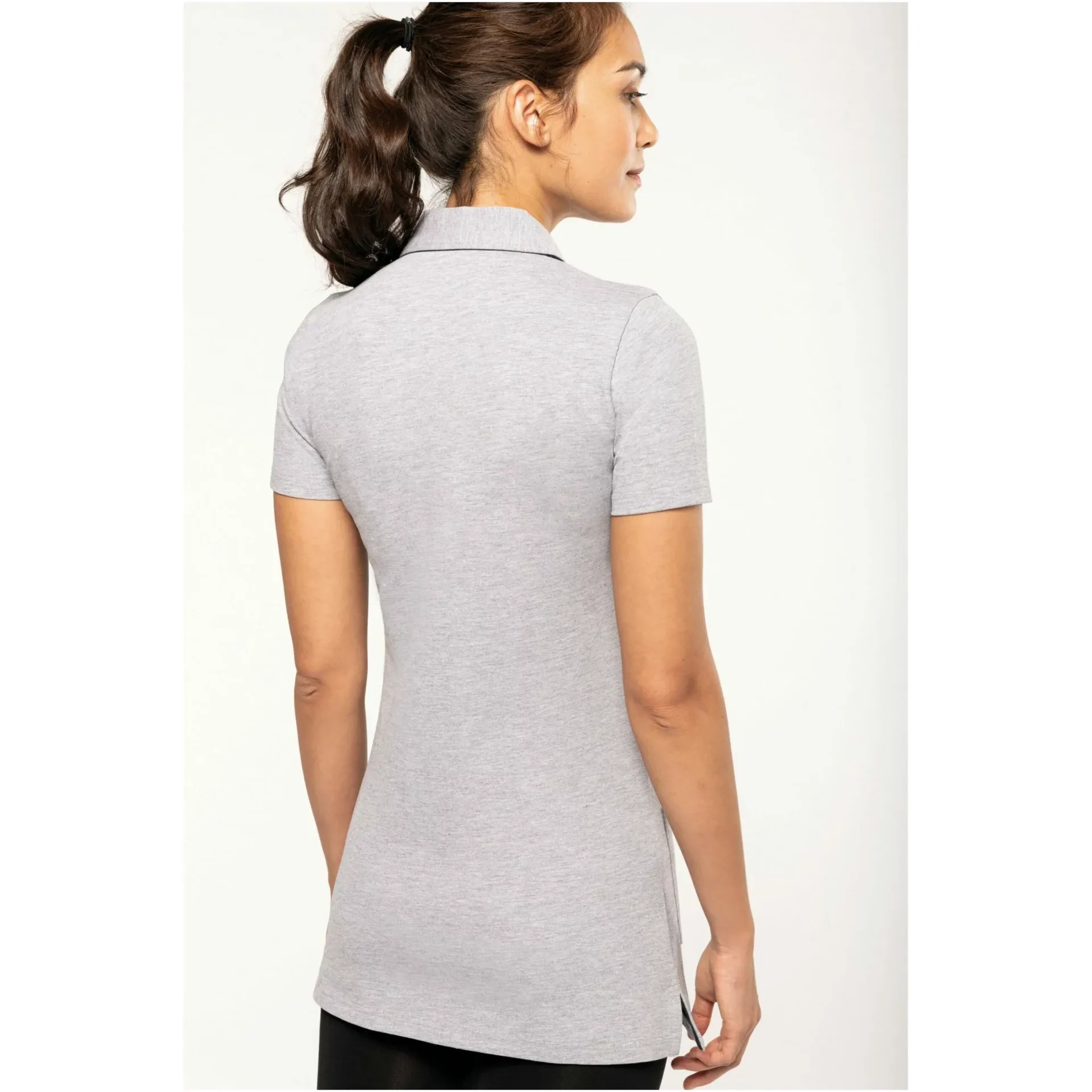 Polo long manches courtes femme – Image 3