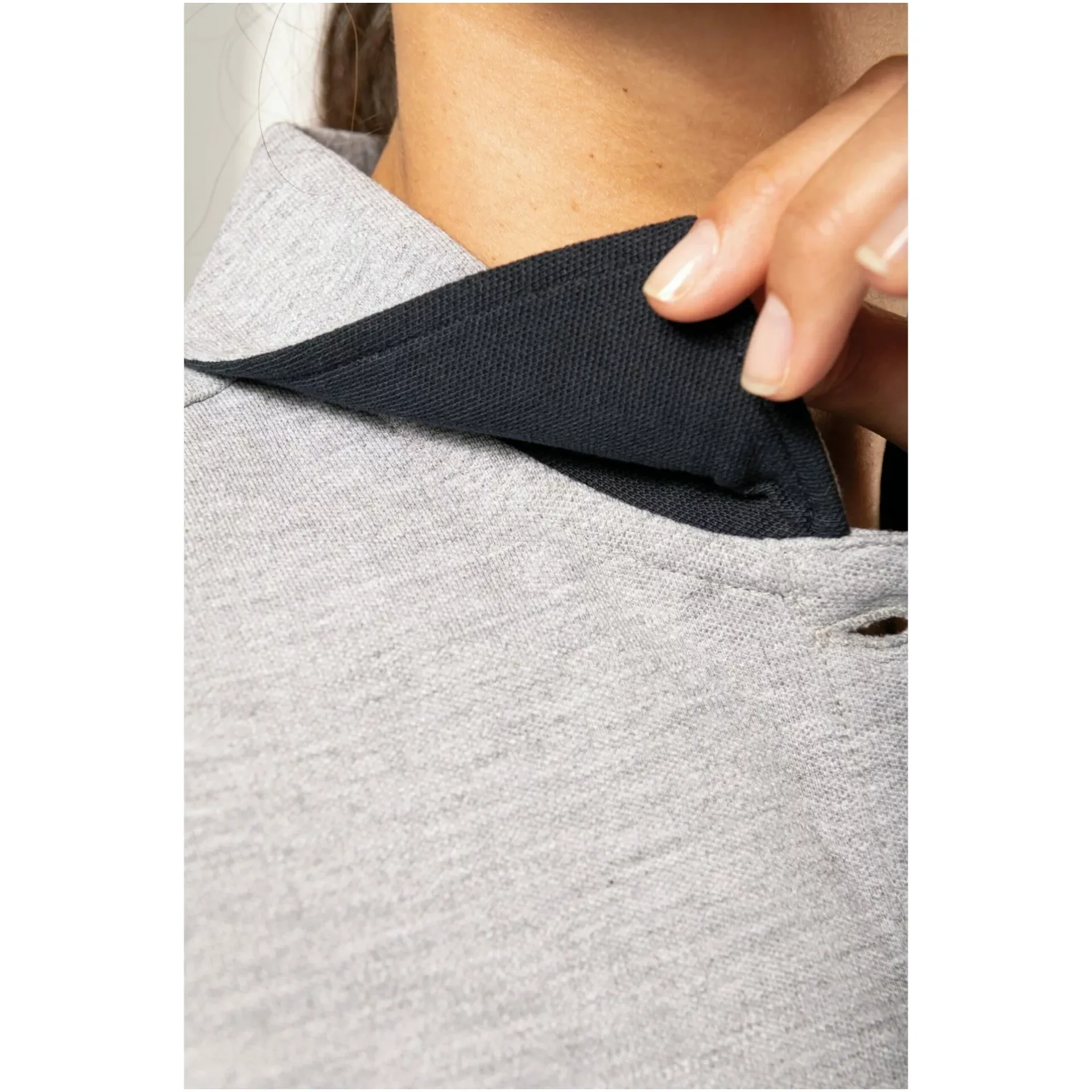 Polo long manches courtes femme – Image 4