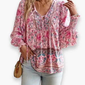 Top fleuri léger femme | Haut d'été