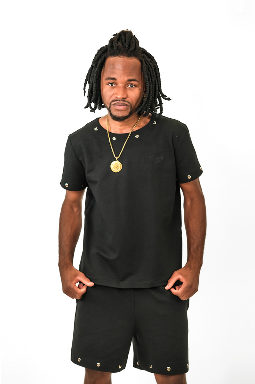 Survêtement Unisex Convertible Noir – Image 7