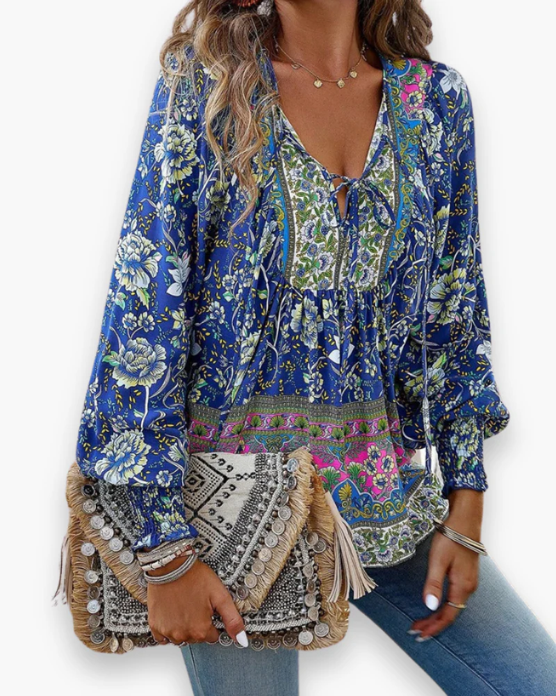 Top fleuri léger femme | Haut d'été – Image 4