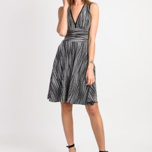 Robe Jersey Lurex Mi-longue