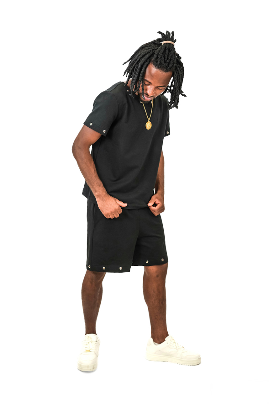 Survêtement Unisex Convertible Noir – Image 6