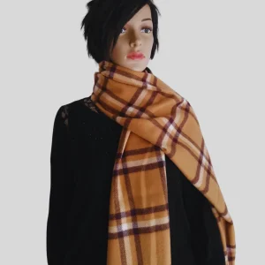 Écharpe CAMEL à carreaux