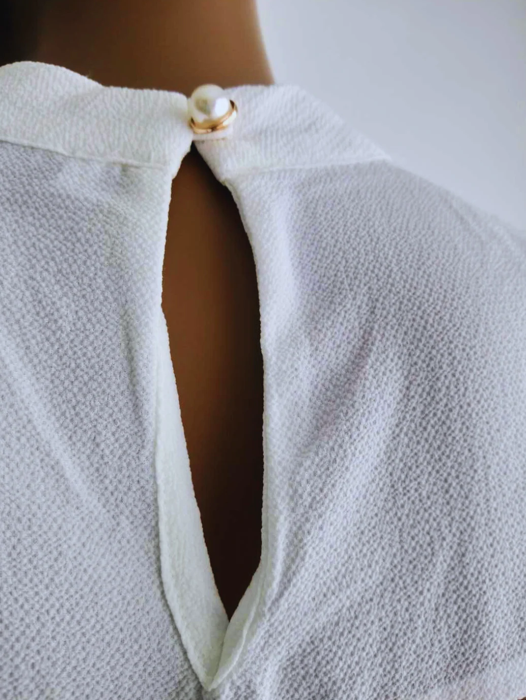 Blouse BLANCHE en dentelle – Image 7