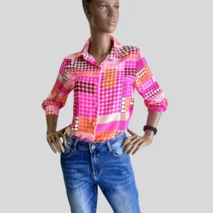 Chemisier ROSE imprimé à pois