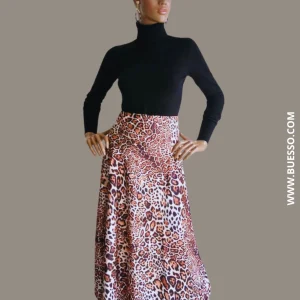 Jupe léopard élégante