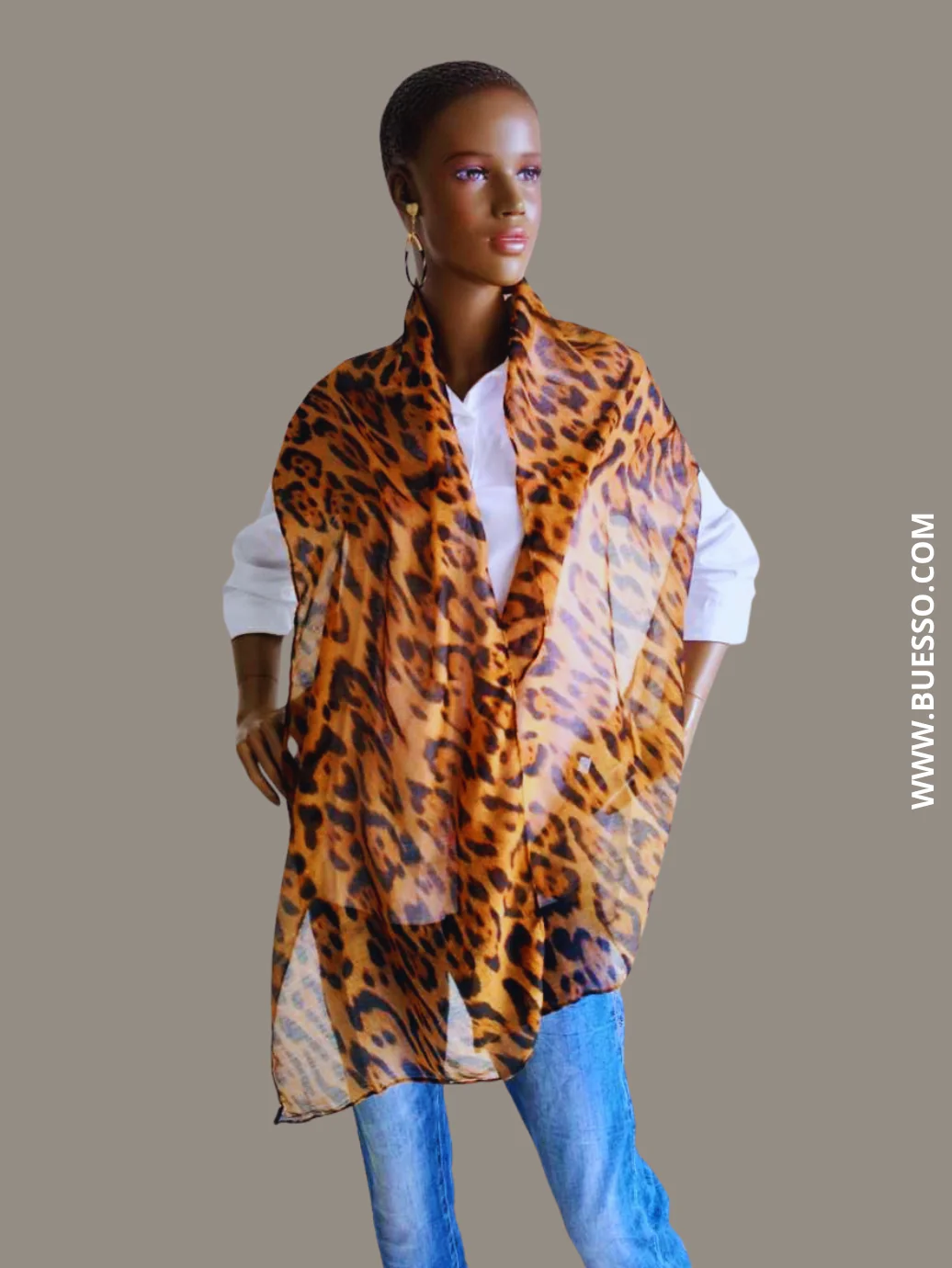 Foulard léopard chic et féminin – Image 5