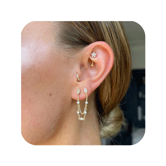 Boucle d'oreille argent sterling 925 – Image 3