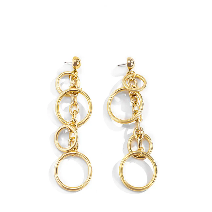 Boucle d'Oreille Grosse Chaine – Image 4