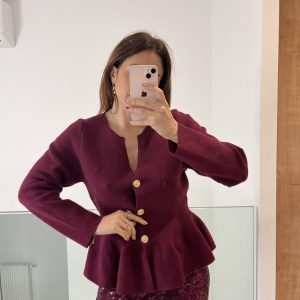 Pull Roma Bordeaux
