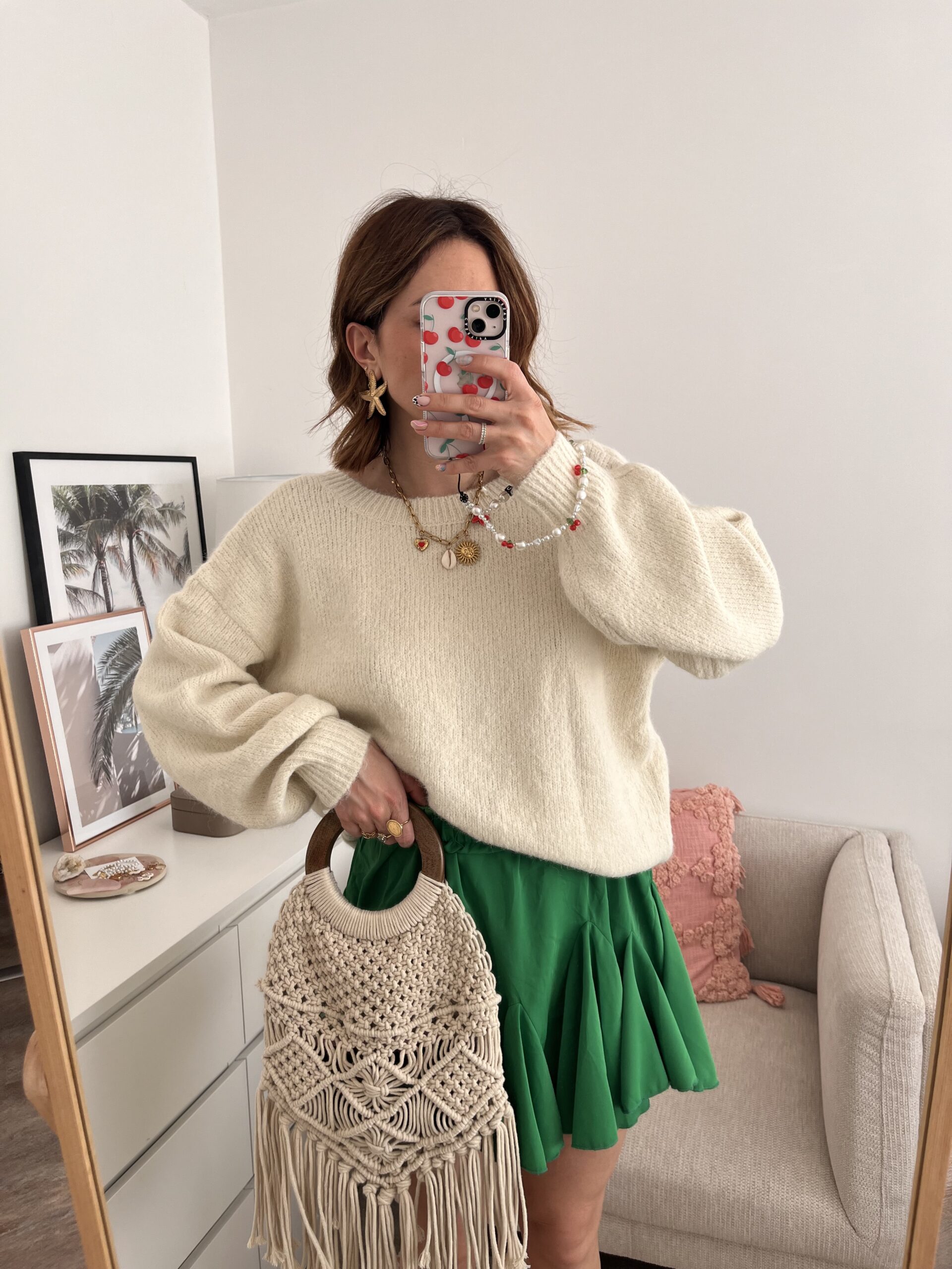 Jupe à volants verte – Image 4