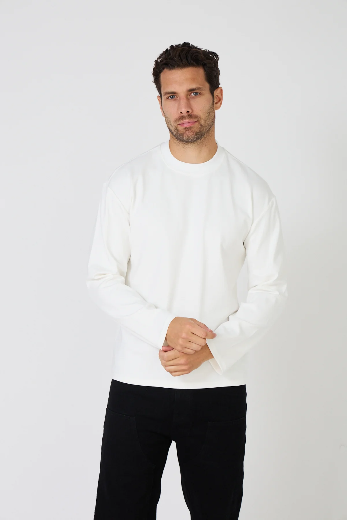 T-Shirt Manches Longues Uni – Image 2