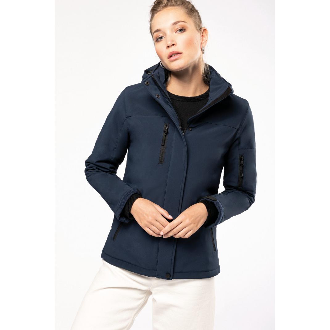 Parka softshell doublée capuche femme – Image 2