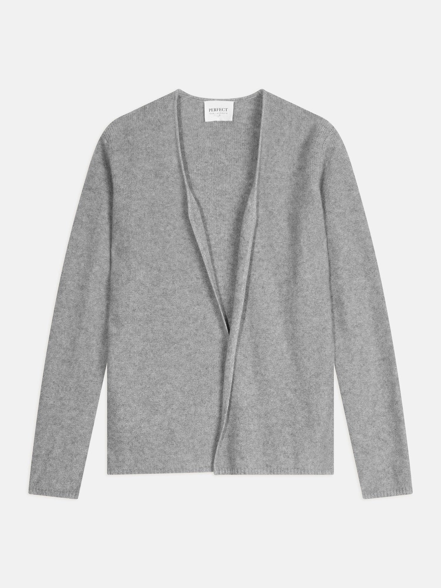 LUPA veste ouverte 4 fils nuage chiné 100% cachemire – Image 9