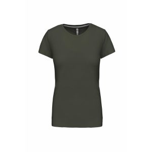 T-shirt col rond manches courtes femme