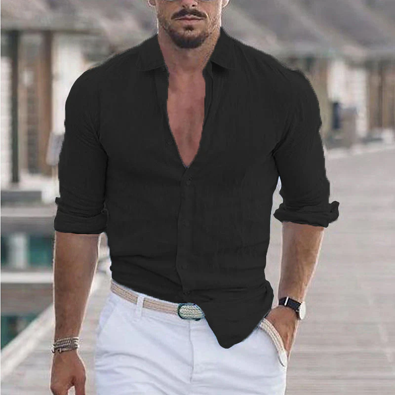 Chemise Chic pour Hommes | Respirant et Décontracté – Image 8