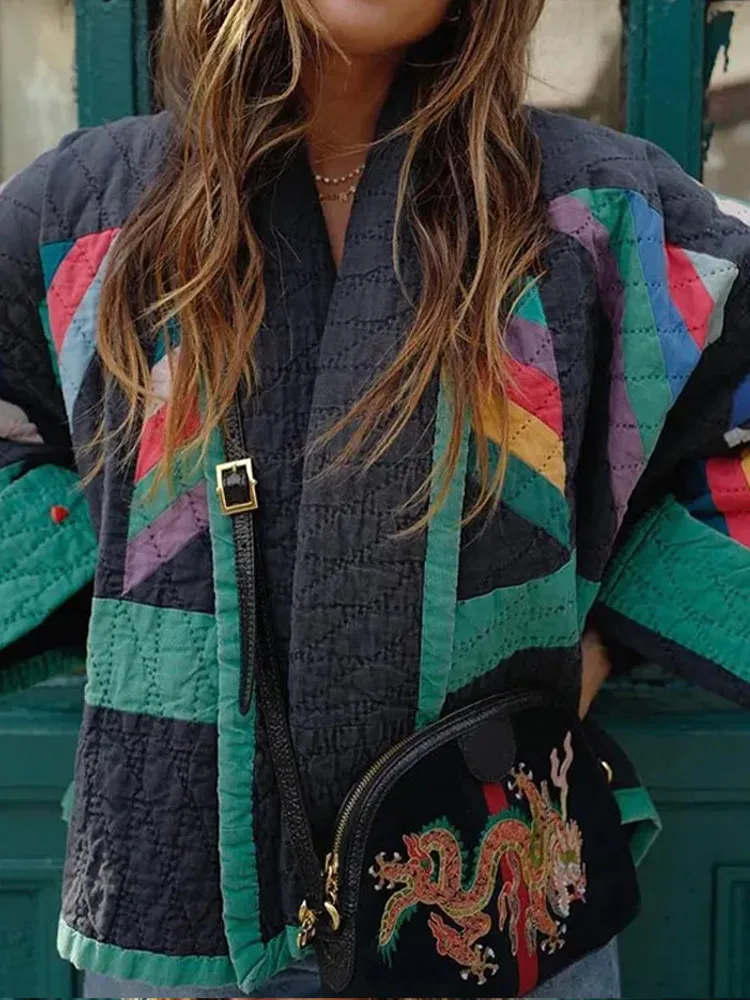 Juliette - Veste Matelassée Rayée – Image 5