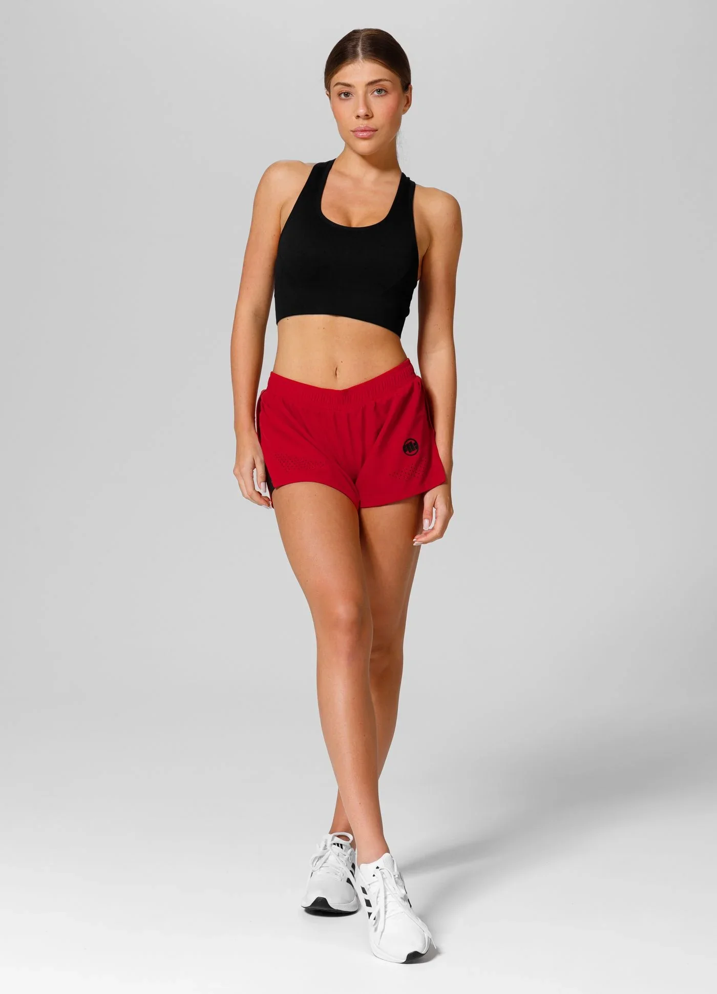 Short Femme PERFORMANCE PRO PLUS Rouge PITBULL – Image 7