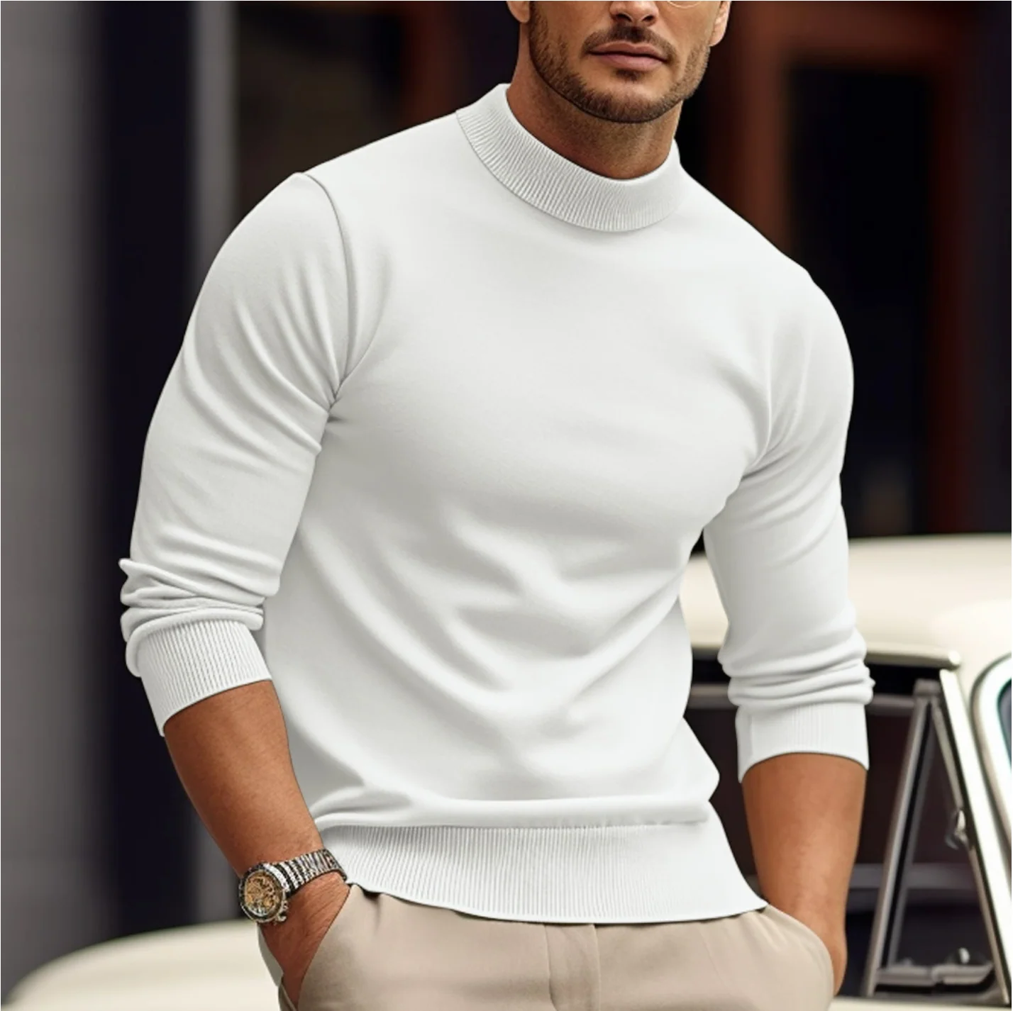 Pierre - Pull décontracté élégant pour homme – Image 4